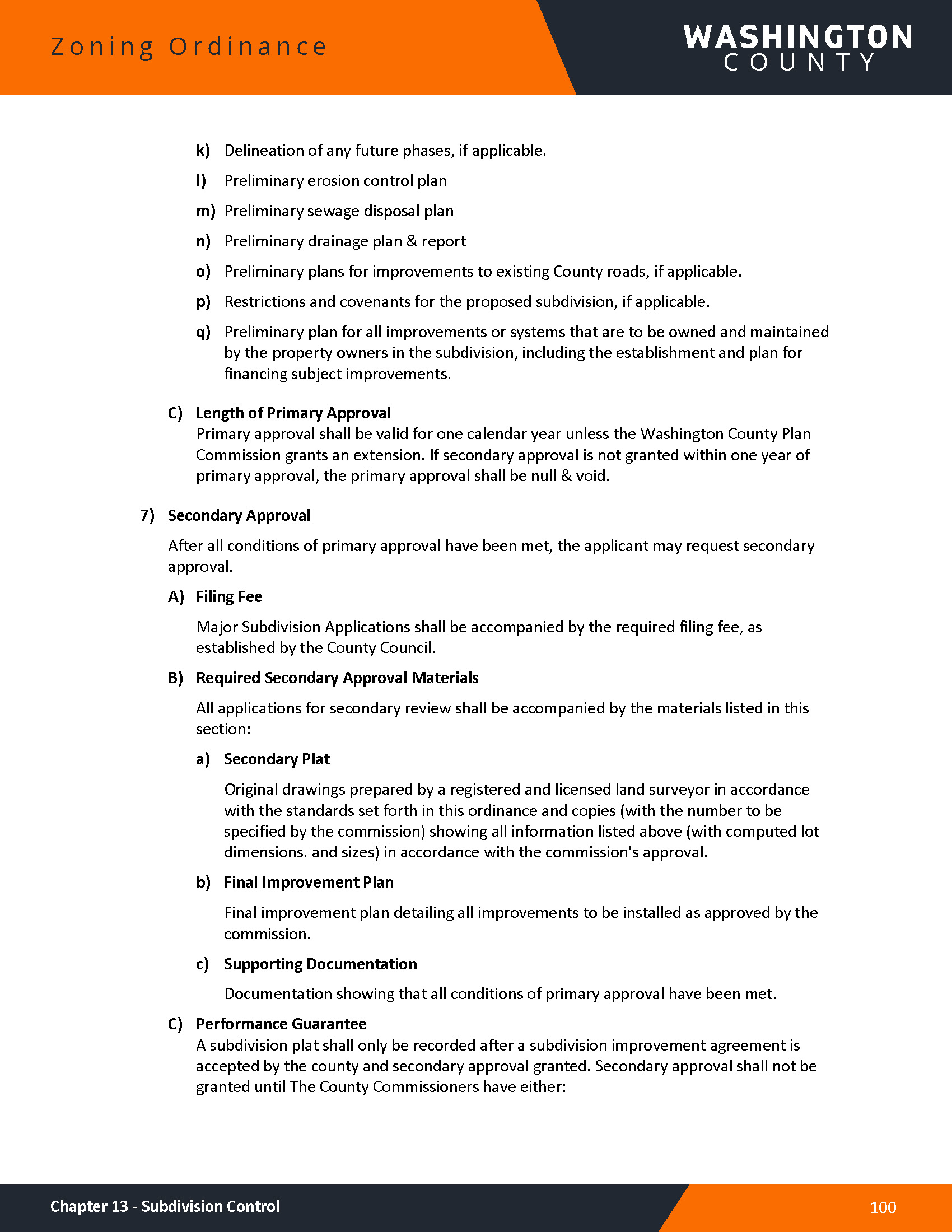 Washington County Zoning Ordinance1 12 25 Page 105